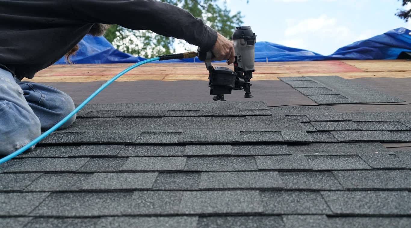 Roof inspection checklist on a residential roof