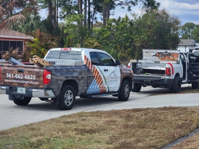Dalton Roofing commercial project team on a South Florida commercial building