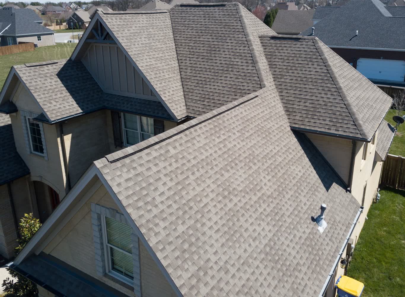 Dalton Roofing crew on a residential roof in Port St. Lucie